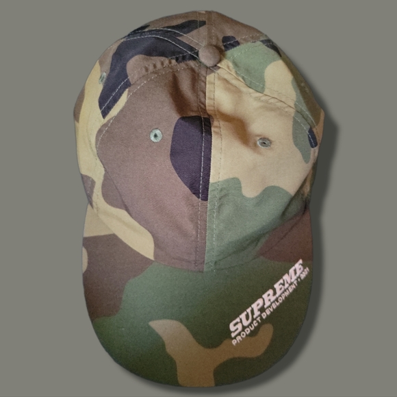 Nwt supreme 6-panel nylon camaflauge camp cap adjustable unisex - Picture 2 of 7